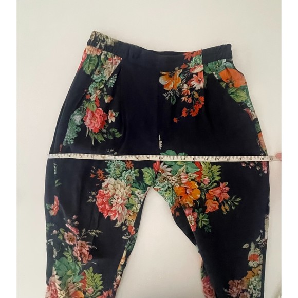 Zara Floral Pants - Picture 8 of 10